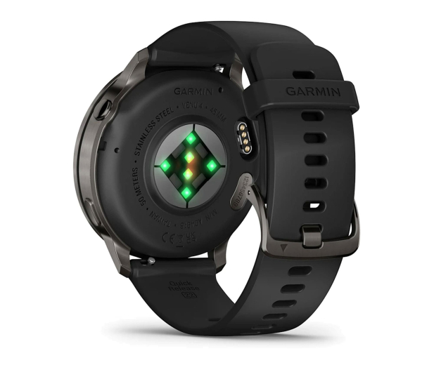 Garmin Venu 4 Slate 45mm z czarnym paskiem - 1363879 - zdjęcie 4